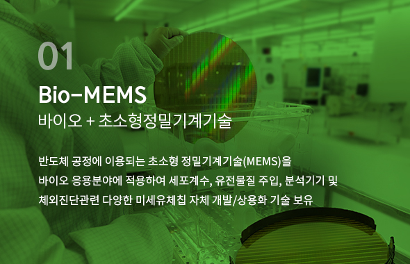 Bio-MEMS - 바이오 + 초소형정밀기계기술
